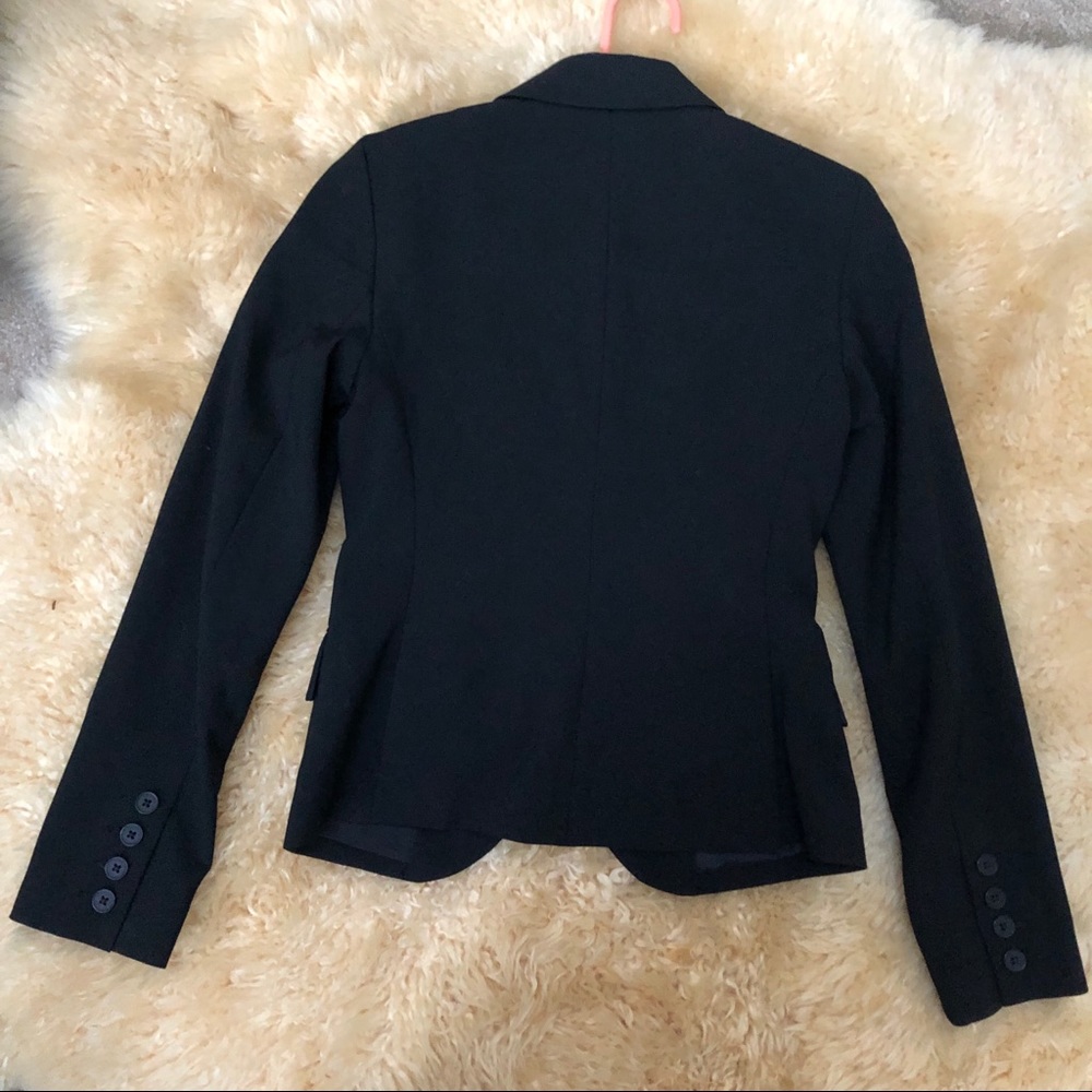 Express Design Studio Black Button Suit Jacket 0 - image 2